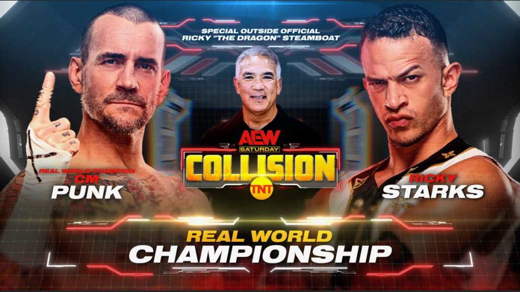 CM Punk Ricky Starks Ricky Steamboat AEW Collision