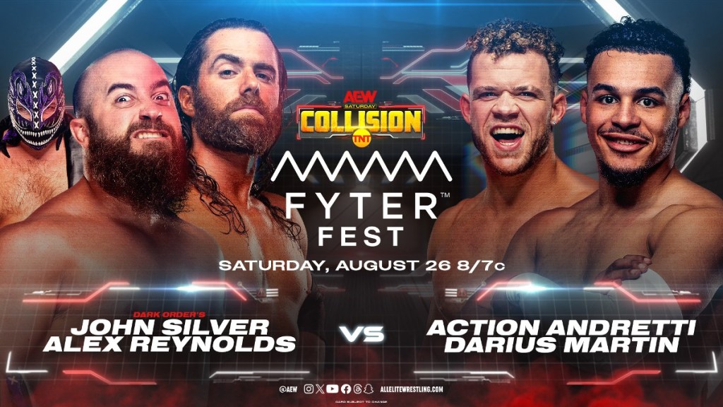 AEW Collision Dark Order Action Andretti Darius Martin