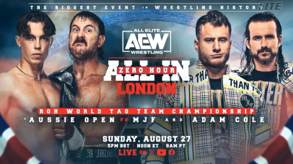 Aussie Open MJF Adam Cole AEW All In