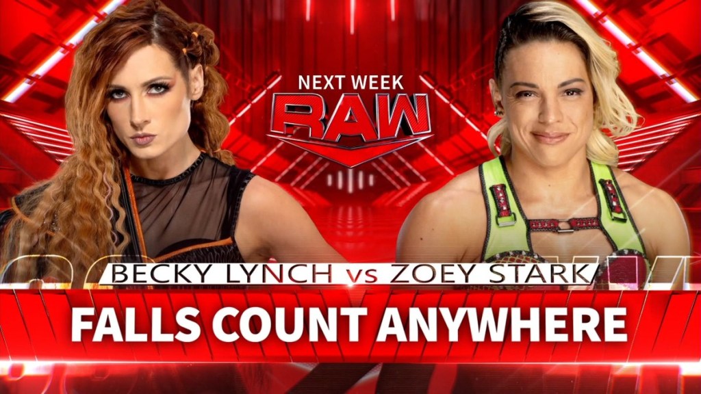 Becky Lynch Zoey Stark WWE RAW