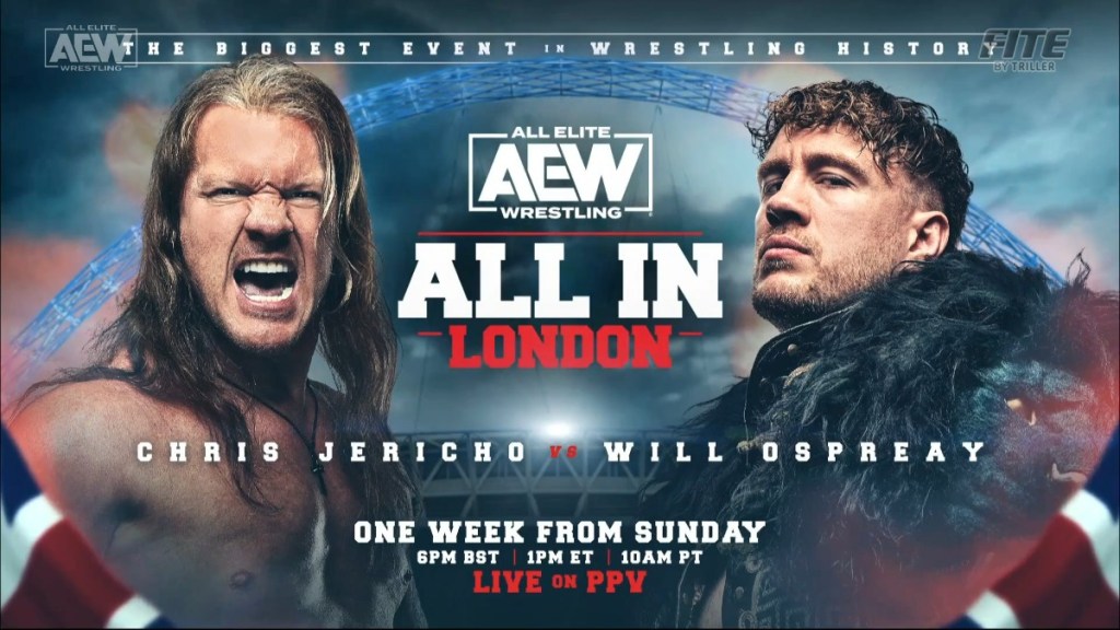 Chris Jericho Will Ospreay AEW All In