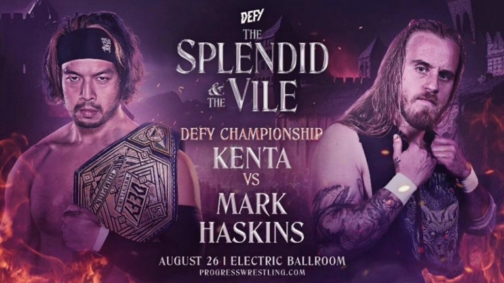 DEFY The Splendid and The Vile KENTA Mark Haskins