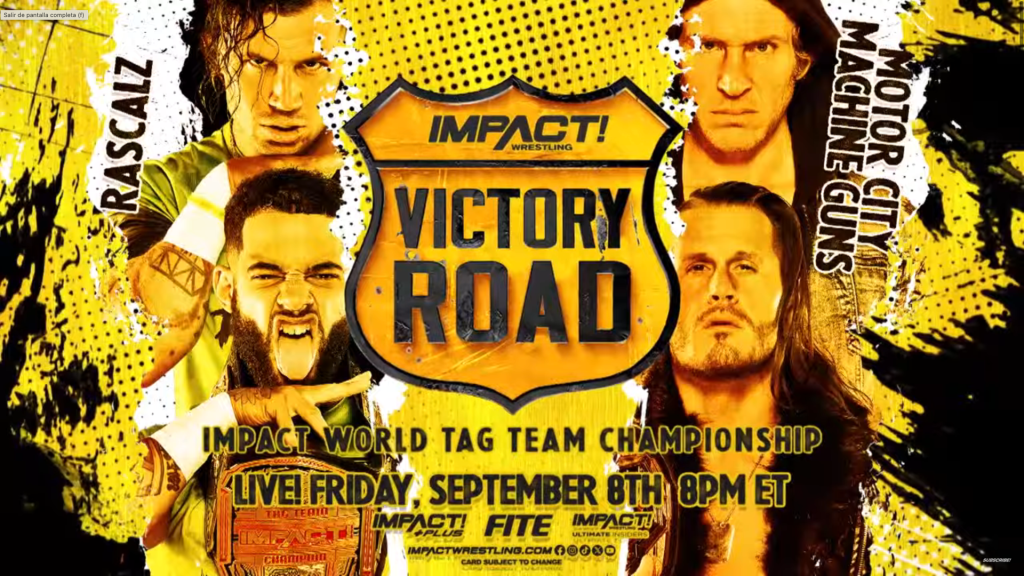 IMPACT Victory Road 2023 - IMPACT Tag Team Championship - The Rascalz vs. The Motor City Machine Guns