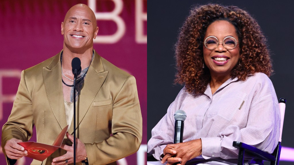 the rock oprah