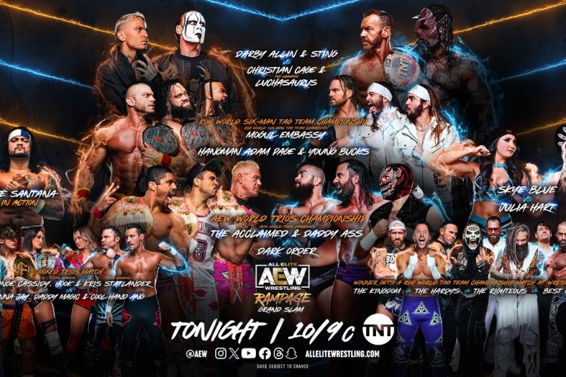 AEW Rampage: Grand Slam Results (9/22/23): AEW Trios Title Match & More