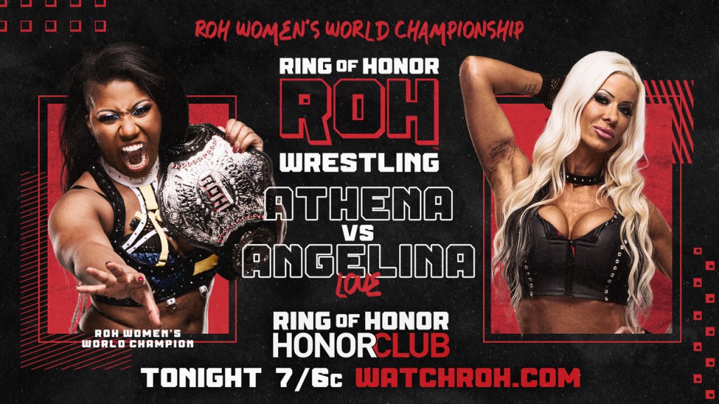 Ring of Honor Athena vs. Angelina Love