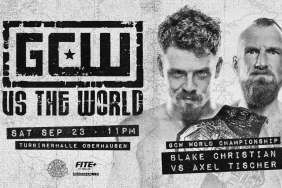 GCW vs The World Blake Christian