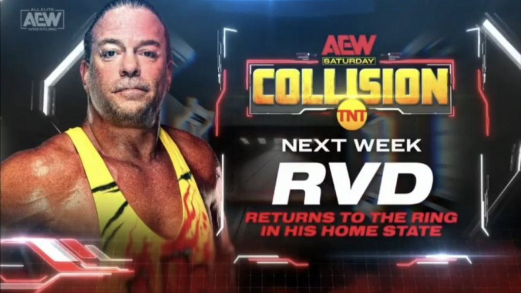 Texas Deathmatch Set For 9/23 AEW Collision, RVD Returns