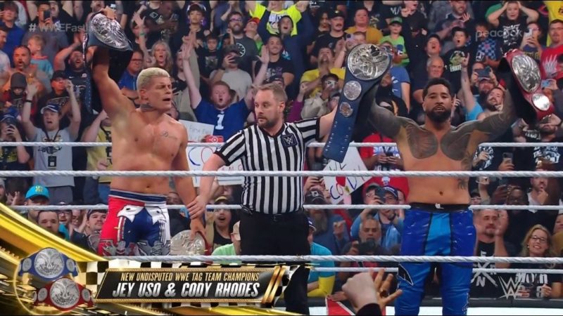 Cody Rhodes Jey Uso WWE Fastlane