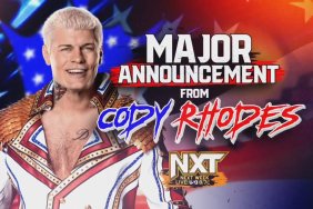 Cody Rhodes WWE NXT announcement