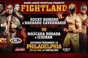 MLW Fightland Rocky Romero Mascara Dorada