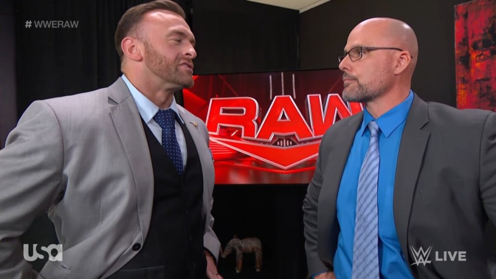 Nick Aldis Adam Pearce WWE RAW