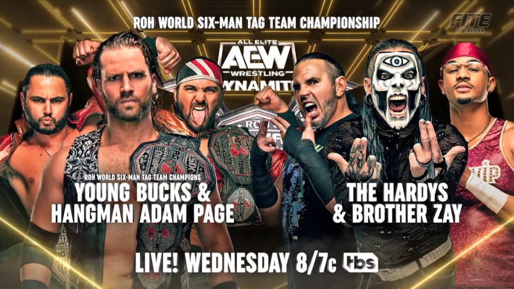 Young Bucks Hangman Adam Page The Hardys Brother Zay AEW Dynamite