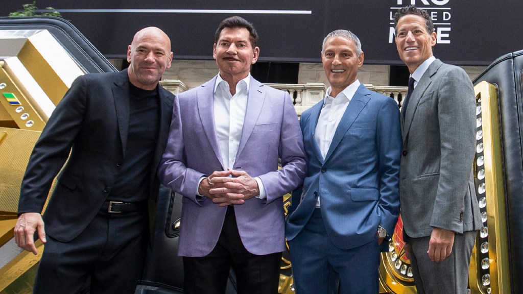 vince mcmahon dana white ariel emanuel mark shapiro