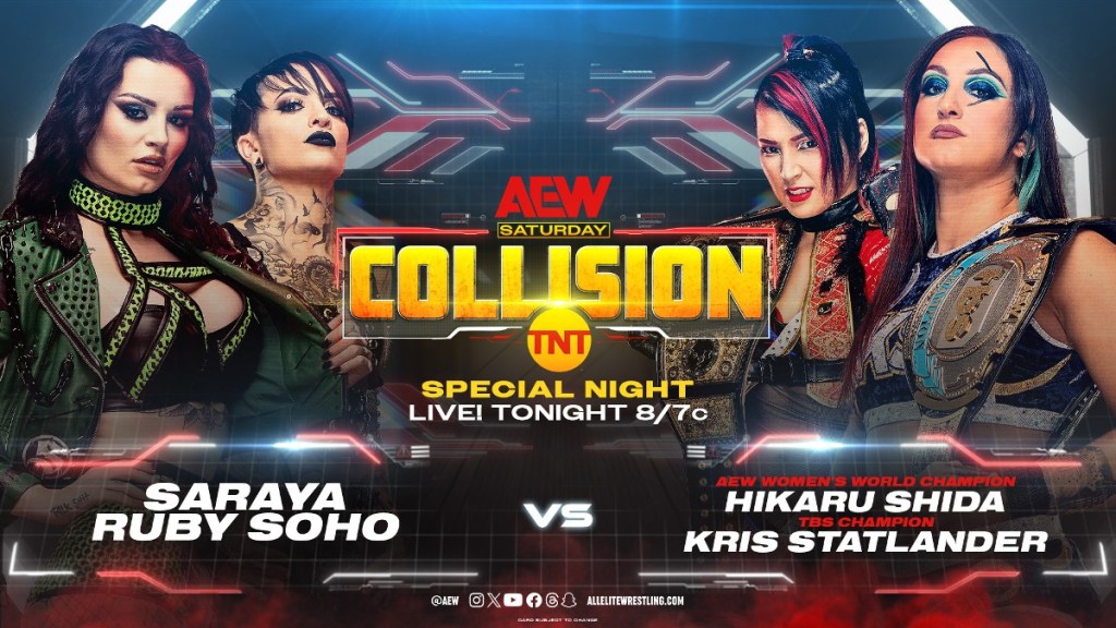 AEW Collision Kris Statlander Hikaru Shida Ruby Soho Saraya