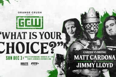 GCW Matt Cardona Jimmy Lloyd