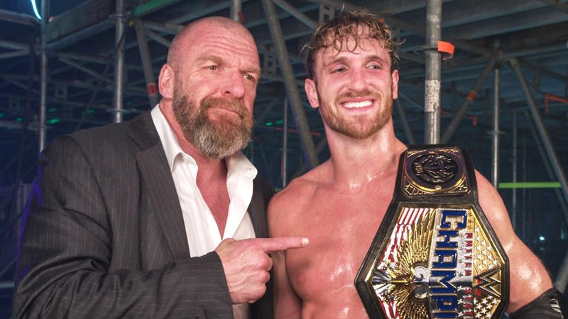 Logan Paul Triple H WWE