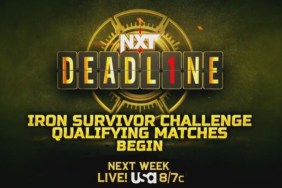 NXT Deadline Iron Survivor