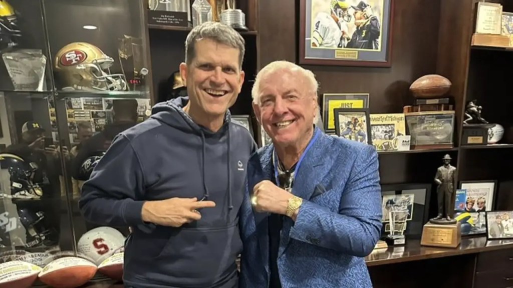 Jim Harbaugh Ric Flair