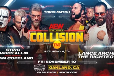 Sting Darby Allin Adam Copeland AEW Collision