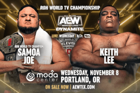 Samoa Joe Defends Against Keith Lee & More Added To 11/8 AEW Dynamite, Updated Card