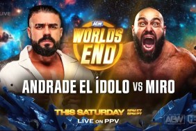 Andrade El Idolo Miro AEW Worlds End