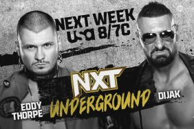 Eddy Thorpe vs Dijak WWE NXT Underground