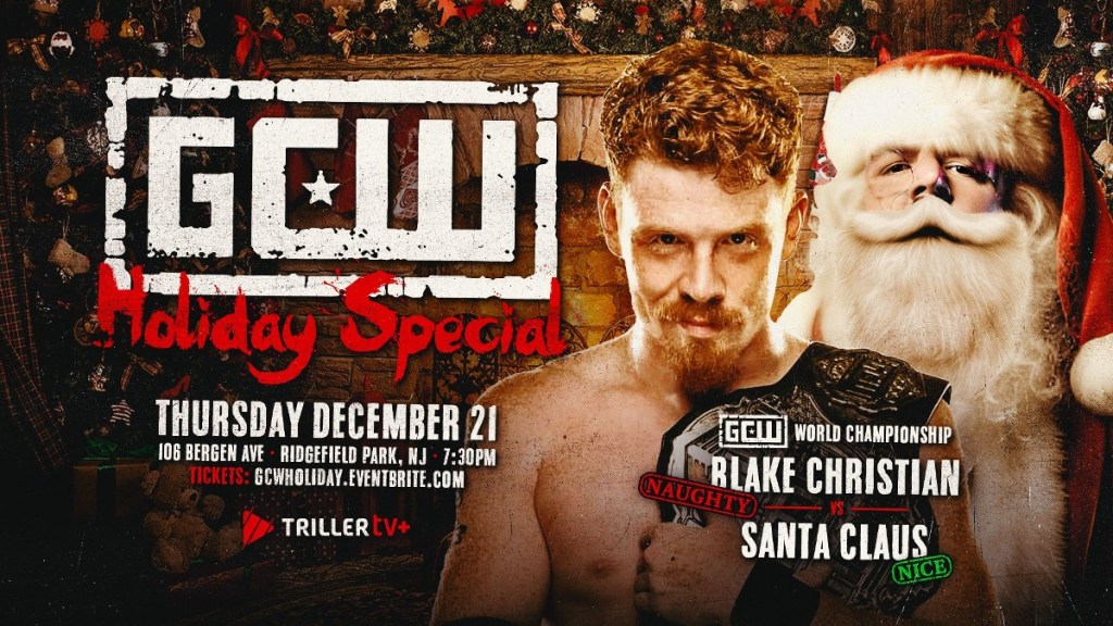 GCW Holiday Special Blake Christian Santa Calus