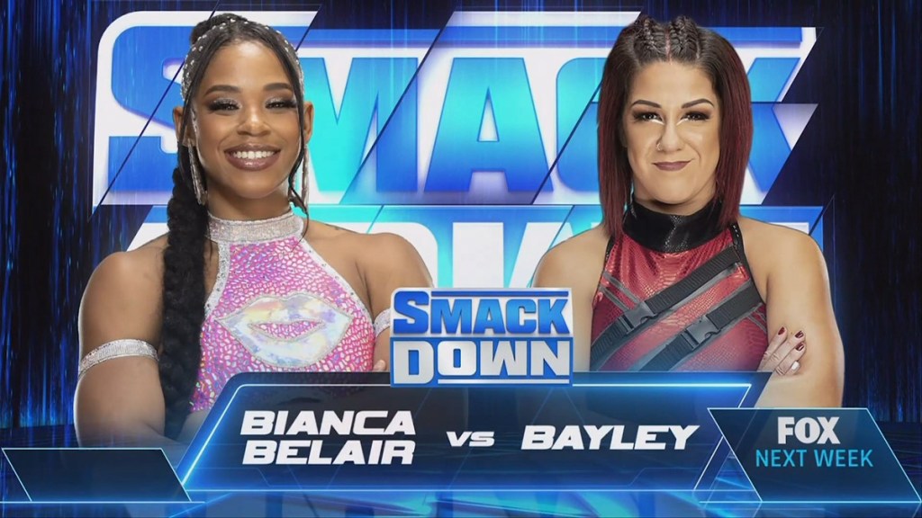 Bianca Belair Bayley WWE SmackDown