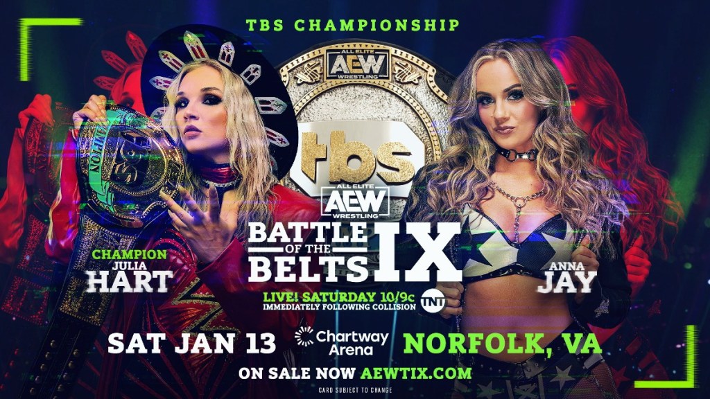 Julia Hart Anna Jay AEW Battle Of The Belts