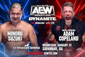 Minoru Suzuki Adam Copeland AEW Dynamite