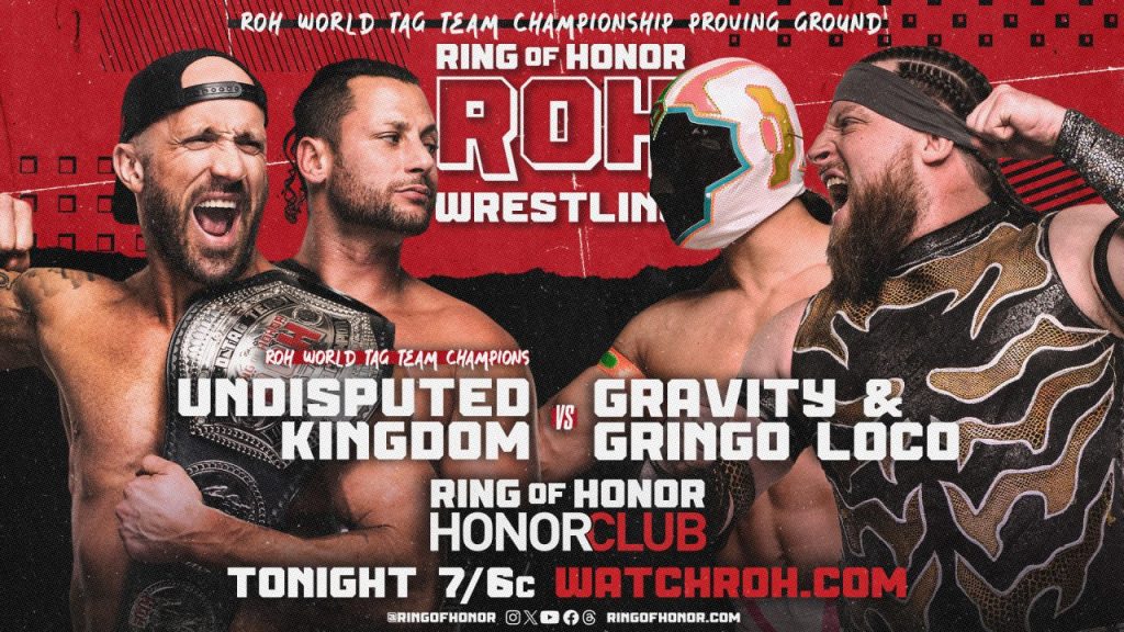 Ring of Honor Undisputed Kingdom Gravity Gringo Loco