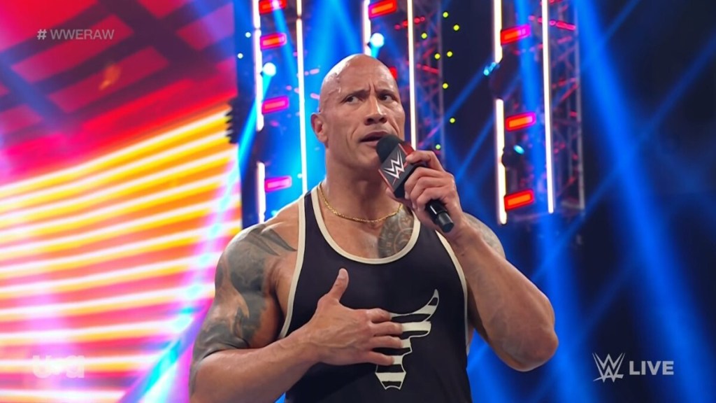 The Rock WWE RAW