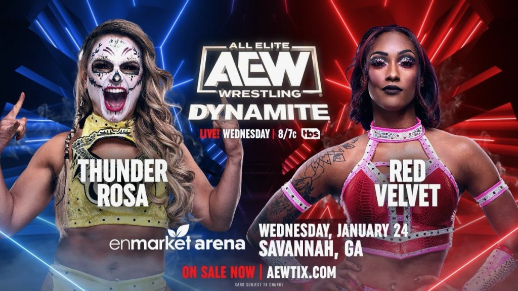 Thunder Rosa Red Velvet AEW Dynamite