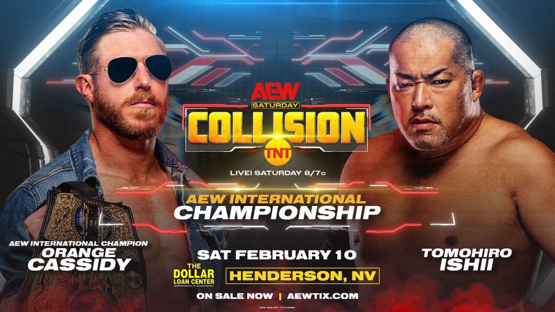 AEW Collision Orange Cassidy Tomohiro Ishii