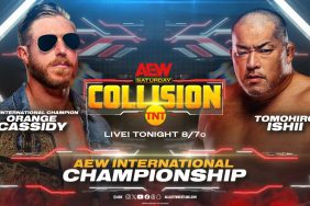 AEW Collision Orange Cassidy Tomohiro Ishii