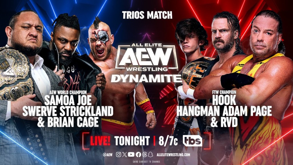 AEW Dynamite Samoa Joe Hangman Page Swerve Strickland