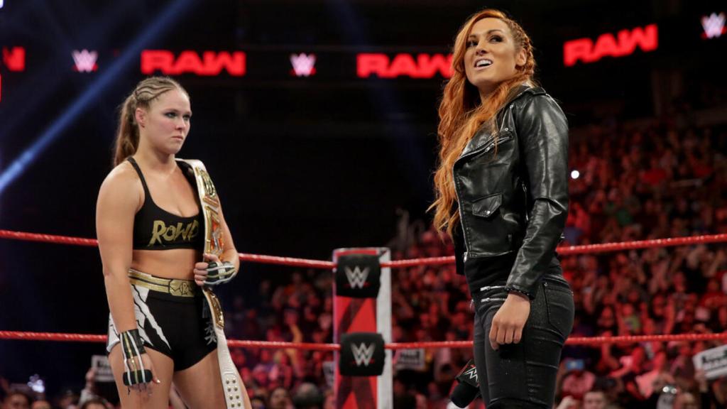 Ronda Rousey Becky Lynch WWE WrestleMania