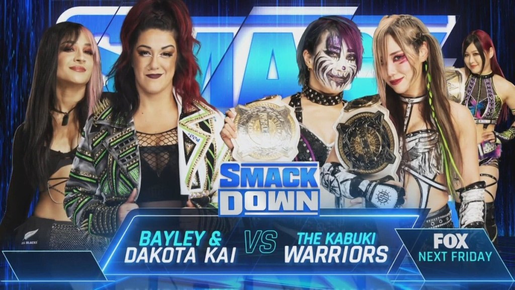 WWE SmackDown Bayley Dakota Kai Kabuki Warriors