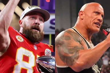 Travis Kelce The Rock