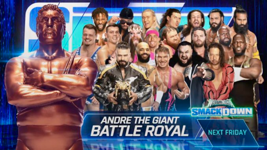 Multiple Names Confirmed For Andre The Giant Memorial Battle Royal On 4/5 WWE SmackDown