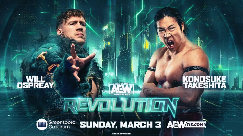 Konosuke Takeshita Will Ospreay AEW Revolution