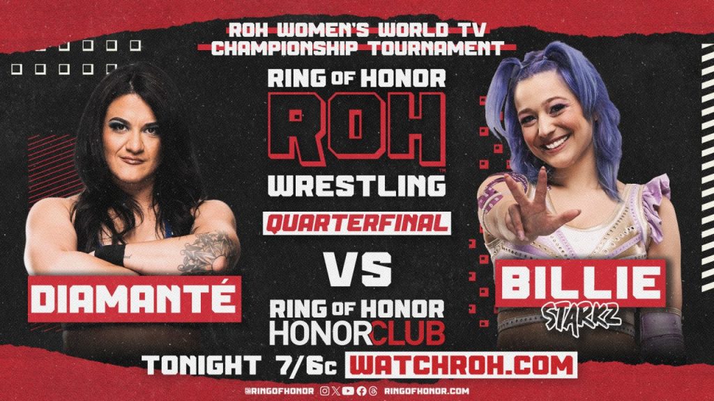 Ring of Honor Diamante Billie Starkz