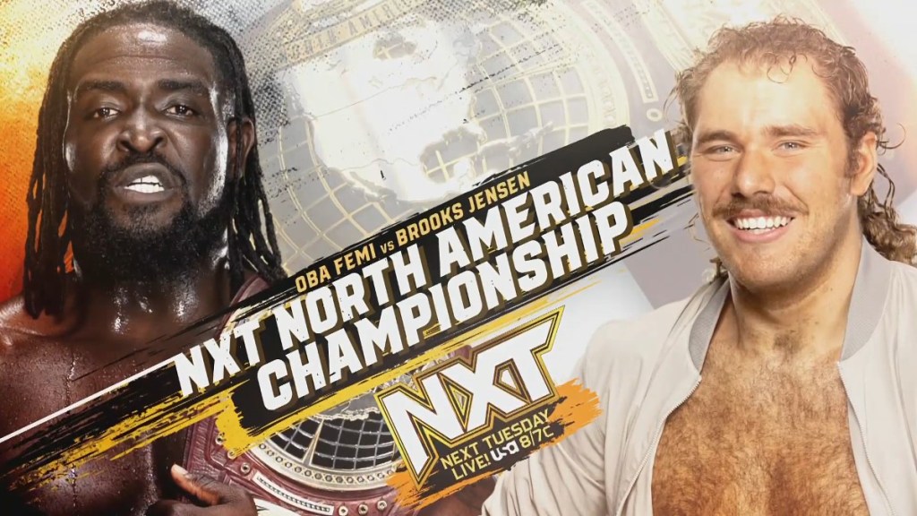 WWE NXT Oba Femi Brooks Jensen