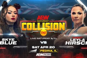 AEW Collision Skye Blue Leyla Hirsch