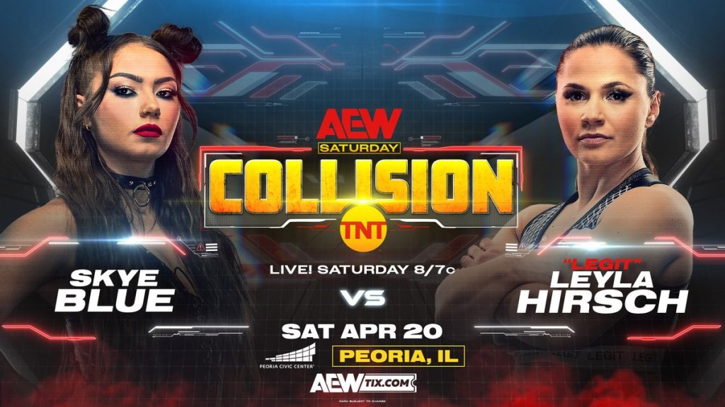 AEW Collision Skye Blue Leyla Hirsch