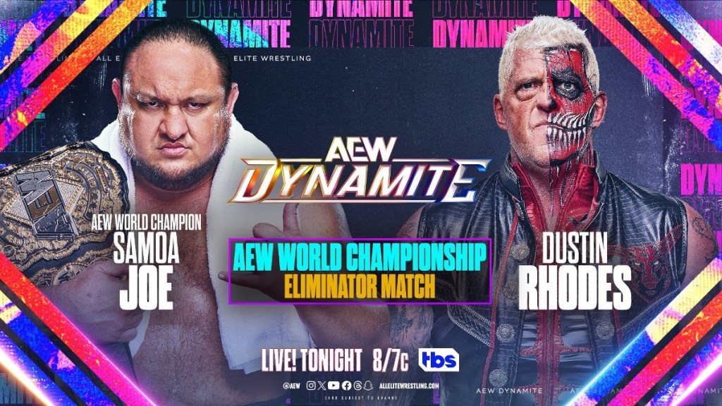 AEW Dynamite Samoa Joe Dustin Rhodes