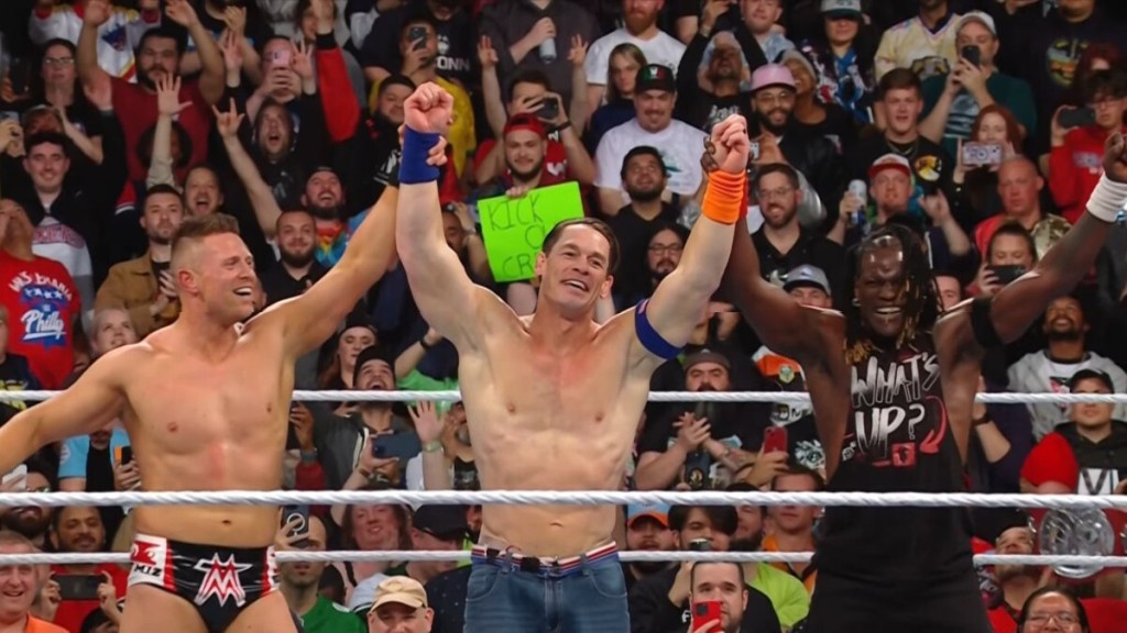 John Cena R-Truth The Miz WWE RAW