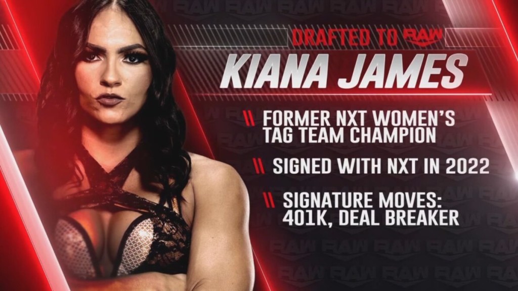 WWE Draft Kiana James