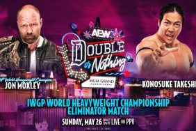 AEW Double or Nothing Jon Moxley Konosuke Takeshita